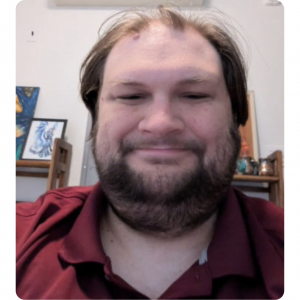 Portrait of JJ Campbell, a highly experienced Dungeon Master (DM)